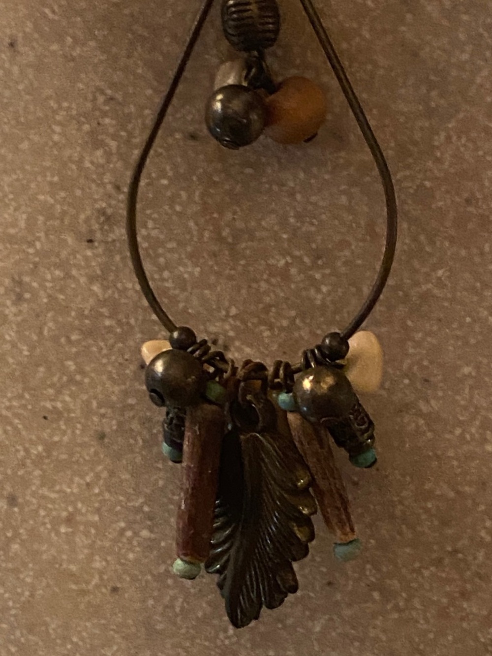 AVON Y2K BOHO WESTERN DANGLE CHARM EARRINGS - Picture 3 of 5